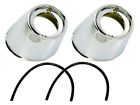 305-t Pg Classic Mopar A-body Back-up Light Bezel Set With Gaskets 305-t Pg Classic Mopar A-body Back-up Light Bezel Set With Gaskets