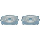 57-130798-1 Premier Quality Products Chevy Parking Light Lenses With Chrome Bowtie