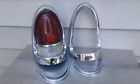 5945876-ri-55 Chevrolet Vintage Tail Light Assembly Extra Chrome Trim 5945876-ri-55 Chevrolet Vintage Tail Light Assembly Extra Chrome Trim