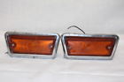 5957009-5957010 Chevrolet Lot Of Vintage Original Yellow Park Light Lens And