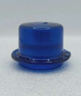 920112 Betts 51-bu Industries Snap Seal Blue Marker Warning Lens - B51-d And B51-l Used