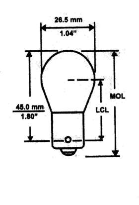 Camco 014717547888 54788 Backup Light Bulb Camco 014717547888 54788 Backup Light Bulb
