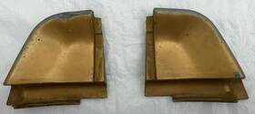 Chrysler 344559 1971 1972 Dodge Charger Quarter Panel Extensions Caps Super Bee Mopar Trim Pair