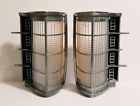D3ab-13a265 Ford Galaxie Front Signal Lenses And Housings Pair