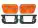 Ebc6oz-13208kt Unbranded New 1966 67 Fairlane Lamp Lenses Gaskets Parking Turn Signal Front Lh Rh Ford