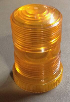 105556 Genie Amber Lens 2.75 Inch Odx4 T Forklift Beacon Dome Clearance Marker Cover