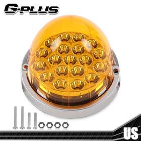 Gplus-1211-29 Gplusmotor Universal Clear Amber Lens Watermelon 19 Led Marker Turn Signal Light Gplus-1211-29 Gplusmotor Universal Clear Amber Lens Watermelon 19 Led Marker Turn Signal Light