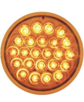Gg78270 Grand General 78270bp 4 Inch Pearl Amber Lens 24 Led Sealed Light P/n Gg78270 Grand General 78270bp 4 Inch Pearl Amber Lens 24 Led Sealed Light P/n