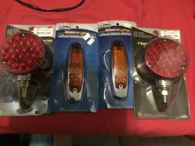 78360 Grand General 2 4 Double Face Pearl Led Pedestal Popsicle Light Red/yellow Turn Signal 78360 Grand General 2 4 Double Face Pearl Led Pedestal Popsicle Light Red/yellow Turn Signal