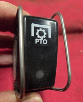 G90-1066-09 Gtd 3275.009 Kenworth Oem Pto Switch With Gaurd Rocker 3275-009