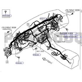 240105ch1c Infiniti 649.in1v17 17 Q60 Dash Wire Harness Oem 240105ch1c Infiniti 649.in1v17 17 Q60 Dash Wire Harness Oem