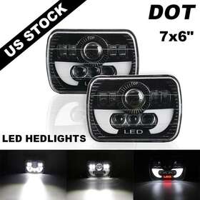 Bc-wl-00195-gjy Ironwalls For Kenworth T300 1997-2010 7x6 Inch Led Headlights Hi/lo Sealed Beam Drl Dot Bc-wl-00195-gjy Ironwalls For Kenworth T300 1997-2010 7x6 Inch Led Headlights Hi/lo Sealed Beam Drl Dot