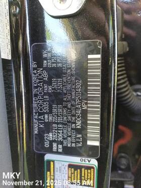 92401cv050 Kia Left Tail Lamp 2022-2023 Ev6
