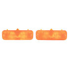 L64n Dynacorn Chevelle El Camino Parking Light Lenses Pair Amber