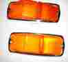 L677 Lucas Original Front Turn Lenses Trim Mgb Gt Mgc 62 69