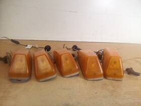 Mack 07021 Lot Of 5 2015 Amber Cab Marker Lights With Harness 25158349
