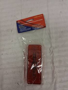 Maxxima M20391r 7 Led 2 Inch X6 Red Lens Reflectorized Combination Clearance Marker Light
