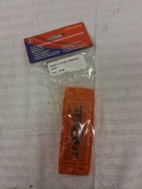 Maxxima M20391y 7 Led 2 Inch X6 Amber Lens Reflectorized Combination Clearance Marker Light