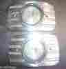 Om-13236-a2 Mel466 Om-13237-a2 Ford 1950 Mercury Parking Light Lenses Chrome Bezels Mpt-50