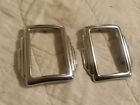 Oia-13084 Ford Park Light Bezels Chevy Dodge Mopar Part Rat Rod
