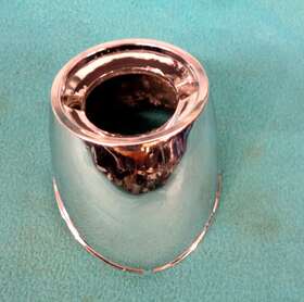 2930812 Orig Mopar. For 1969 Plymouth Barracuda / Cuda. After Jan 01 69 Back Up Lamp Bezel Long Late- Style Cast # Rt 2930812 Orig Mopar. For 1969 Plymouth Barracuda / Cuda. After Jan 01 69 Back Up Lamp Bezel Long Late- Style Cast # Rt