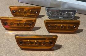 P54-1221-300 Paccar Oem Amber Set Of 5 Cab Marker Lights Kenworth Peterbilt Semi Truck 579 P54-1221-300 Paccar Oem Amber Set Of 5 Cab Marker Lights Kenworth Peterbilt Semi Truck 579