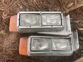 16-07572l-p Peterbilt 379 Oem Headlights/ Headlamps 1987-2010