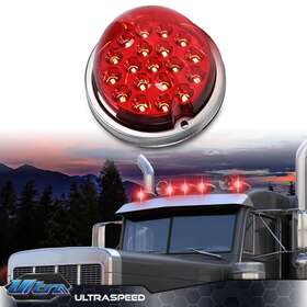 Ult8739812 Pit66 Red Lens Universal Watermelon Lamp 19pcs Diodes Marker Light Turn Signal Ult8739812 Pit66 Red Lens Universal Watermelon Lamp 19pcs Diodes Marker Light Turn Signal