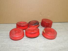 Pm146 Red Lot Of 6 2 Inch Led Clearance Lights 1211 All Work
