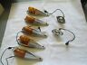 Sae-p-88 Vintage Set Of Yellow Lens Truck Big Rig Marker Lights Sae-p-88 Vintage Set Of Yellow Lens Truck Big Rig Marker Lights