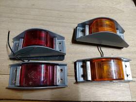 Lp2pc90 Signal Stat Signal/cab Marker Series 1100 Lot Of 4 2 Red Amber