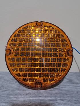 E756ieb0a-fa Soundoff Signal Opti-luxx 7 Inch School Bus Warning Light Qty 2 Used