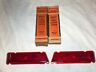 T-502 T-501 Mercury Stop Tail Lamp Lenses Left Right Sides Nos