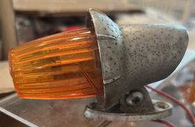 Tphd 203001a Retro Fender Light Amber Led / Lens For Kenworth/more- Preowned