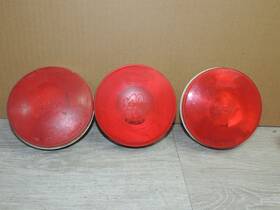 40242r Truck-lite Lot Of 3 4 Inch Super 40 Red Round Grommet Mount Combination Tail Lights