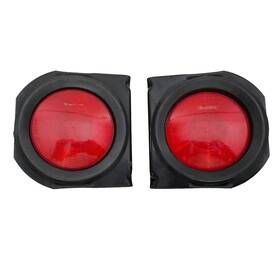 40282 Truck-lite Model 40 Stop/turn/tail Light 12v 1 Bulb With Bracket Lot Of 2