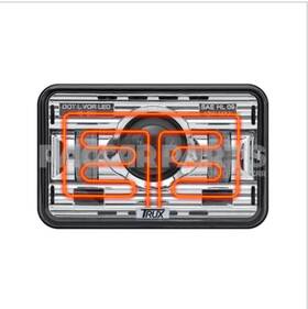 Tled-h12 Trux 141662 4 Inch X 6 Chrome Heated Led Projector Headlight Low Beam Qty 1 Tled-h12 Trux 141662 4 Inch X 6 Chrome Heated Led Projector Headlight Low Beam Qty 1