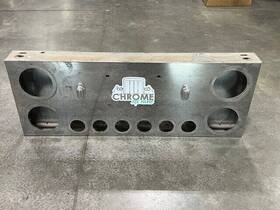 Tu-9001 Trux Standard Rear Center Panel For 4 Inch Leds / 2 License