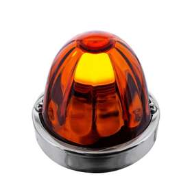 20479 United Pacific Glass Watermelon Flush Mount Kit In Dark Amber