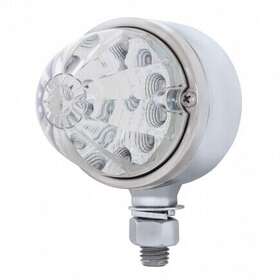 39557 United Pacific 17 Led Reflector Single Face Clear Lens Color Polycarbonate Material