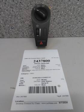 20953578-p06 Volvo 2437800 Replaces 2016 Switch Headlamp 3695578 20953578-p06 Volvo 2437800 Replaces 2016 Switch Headlamp 3695578