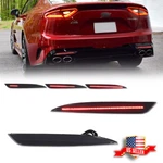 Smoke Led Rear Bumper Reflector Tail Brake Signal Lamps For 16-18 Kia Optima K5. Fixed Price $29.99.