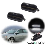 Smoke Lens Front Side Marker Lights White Led Lamps For Audi A3 A4 A6 S4 S6 Etc. Fixed Price $14.99.