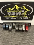 Paccar Kw T680 - Dash Panel W/ Cluster (5 SWITCHES/2 Covers) (# 16981). Fixed Price $128.99.