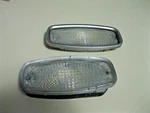 1968 Chevrolet Camaro Clear Park Lamp Lens Set Mount In Bumper Gm# 5960201-3. Fixed Price $19.99.