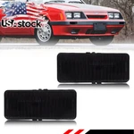 2X Smoke Lens Front Bumper Parking Turn Signal Lights 1979-1986 Ford Mustang. Fixed Price $44.99.