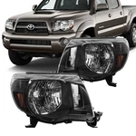 Black Housing Headlights Assembly For 2005-2011 Toyota Tacoma Trd Style Headlamp. Fixed Price $104.99.