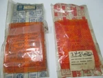 Austin Marina Rear Amber Turn Signal Lenses Nos 24G6362, 24G6263 British Leyland. Fixed Price $16.82.