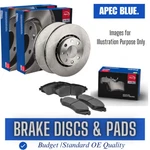Brake Discs And Pads Set Front Ford Ka 1.6 01- 08 Petrol Blue. Fixed Price $76.03.