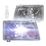 Headlamp And Adjusters With Led Bulbs Lh & Rh Fit: Peterbilt 375 377 385. Fixed Price $199.00.